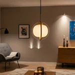 Qual a melhor luminária para sala