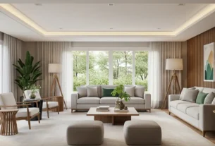 Ambientes modernos e elegantes com as tendências de decoração 2025.